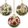The Met Cloisters Garden Hand-Painted Glass Ornament Set