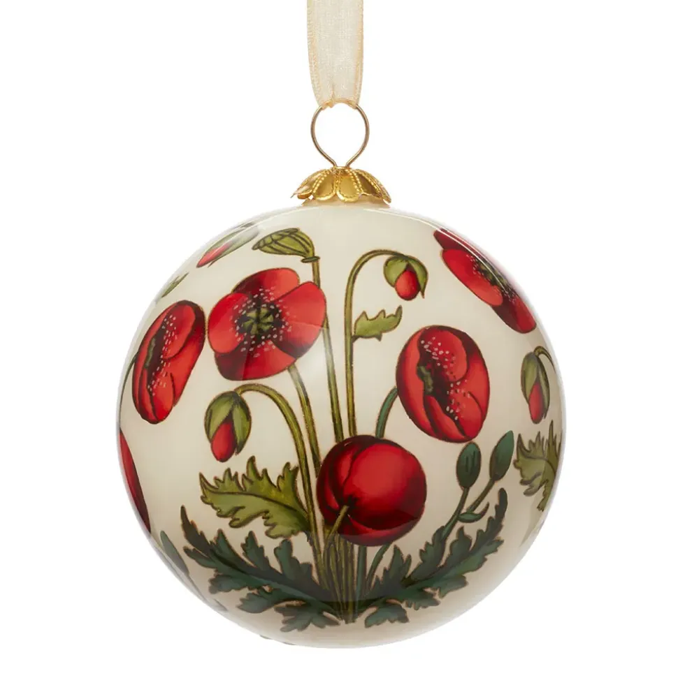 The Met Cloisters Garden Hand-Painted Glass Ornament Set