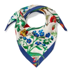 The Met Cloisters Garden Square Silk Scarf