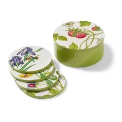The Met Cloisters Garden Lacquer Coasters