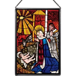 The Nativity Glass Panel
