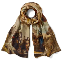 Tiepolo Allegory Of The Planets And Continents Oversize Unisex Oblong Silk Scarf