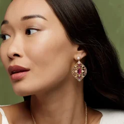 Turkish Amethyst Statement Earrings