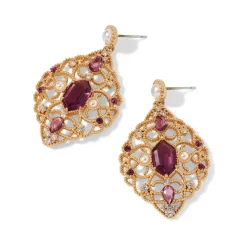 Turkish Amethyst Statement Earrings