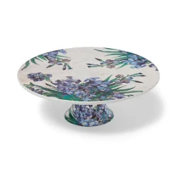 Van Gogh Irises Cake Stand
