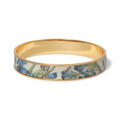 Van Gogh Irises Enamel Bangle