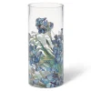 Van Gogh Irises Glass Vase
