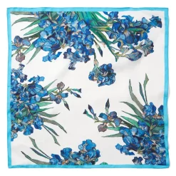 Van Gogh Irises Silk Neckerchief