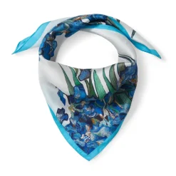 Van Gogh Irises Silk Neckerchief