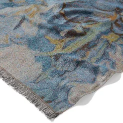 Van Gogh Irises Wool-Blend Shawl