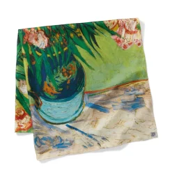 Van Gogh Oleanders Oversize Square Silk Scarf