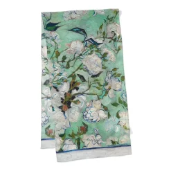 Van Gogh Roses Oblong Silk Scarf