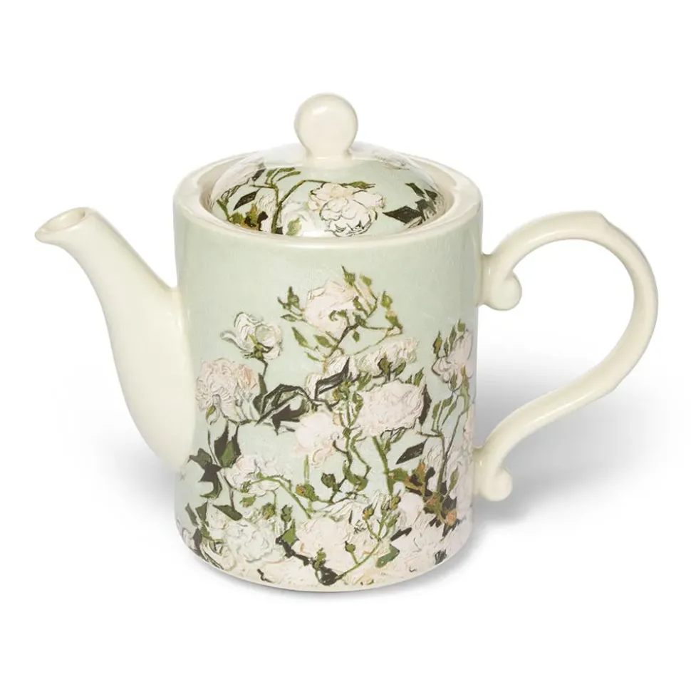 Van Gogh Roses Teapot And Teacup Set