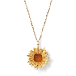 Van Gogh Sunflower Pendant Necklace