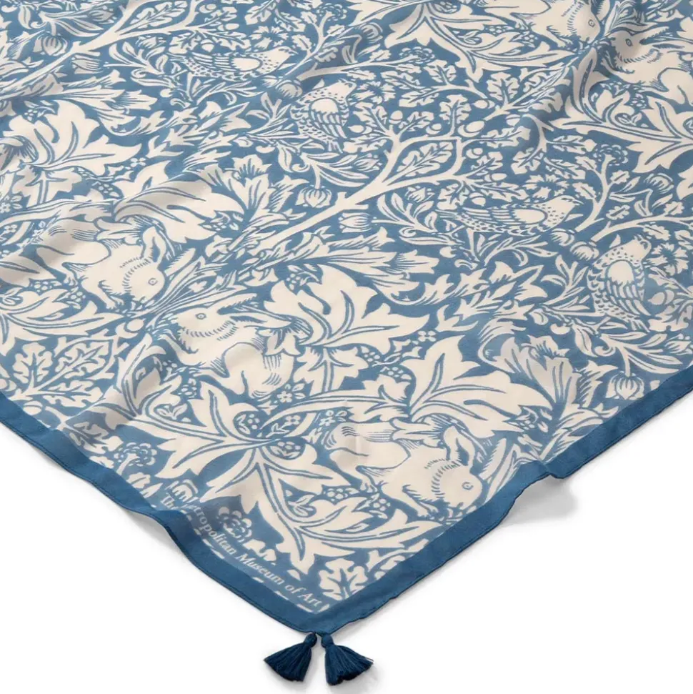 William Morris Brother Rabbit Oversize Oblong Scarf