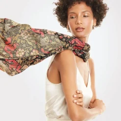 William Morris Compton Oblong Silk Scarf