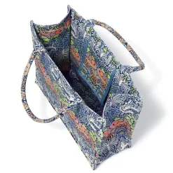 William Morris Peacock And Dragon Oversize Structured Tote
