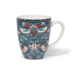 William Morris Strawberry Thief Covered Mug With Tea Infuser