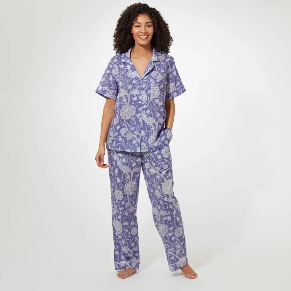 William Morris Wild Tulip Cotton Pajamas