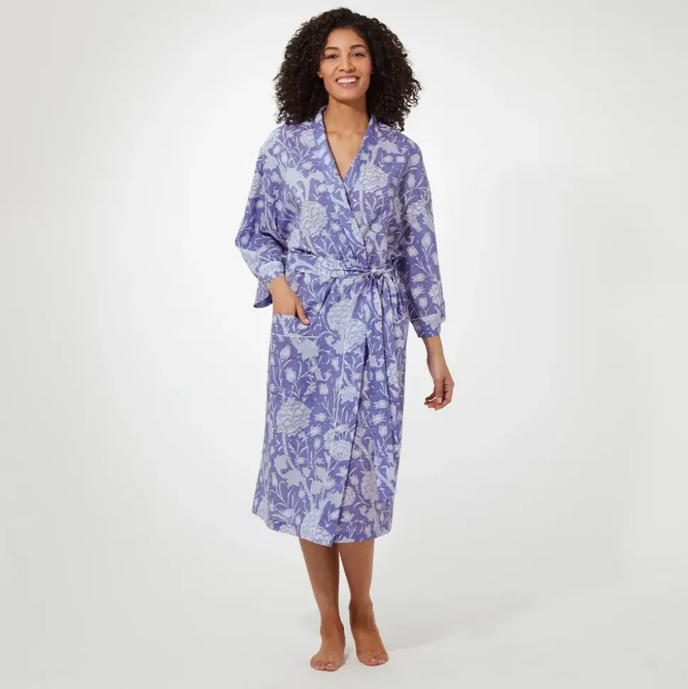 William Morris Wild Tulip Cotton Robe