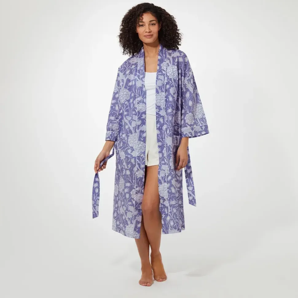 William Morris Wild Tulip Cotton Robe