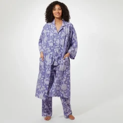 William Morris Wild Tulip Cotton Robe