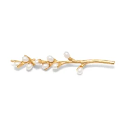 Willow Catkins Pearl Brooch
