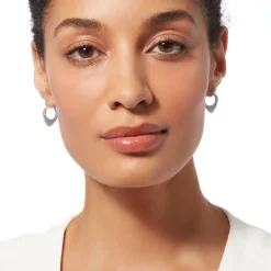 Wrapped Chevron Huggie Earrings